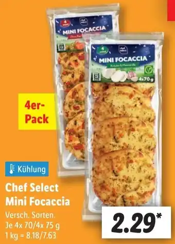Lidl Chef Select Mini Focaccia Angebot