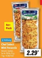 Lidl Chef Select Mini Focaccia Angebot