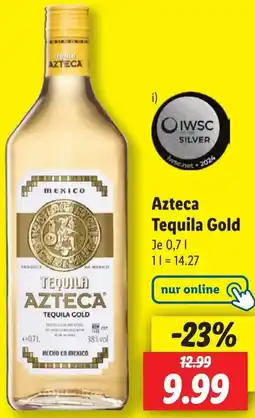 Lidl Azteca Tequila Gold Angebot