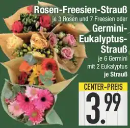 E-Center Rosen Freesien-Strauß oder Germini Eukalyptus Strauß Angebot