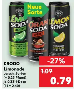 Kaufland CRODO Limonade Angebot