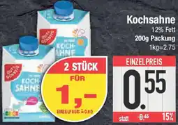 E-Center Gut & Günstig Kochsahne Angebot
