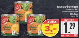 E-Center Gut & Günstig Ananas-Scheiben Angebot