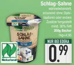 E-Center Edeka Bio Schlag-Sahne Angebot