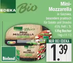 E-Center Edeka Bio Mini Mozzarella Angebot