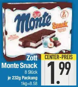 E-Center Zott Monte Snack Angebot