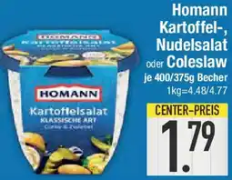 E-Center Homann Kartoffel-, Nudelsalat oder Coleslaw Angebot