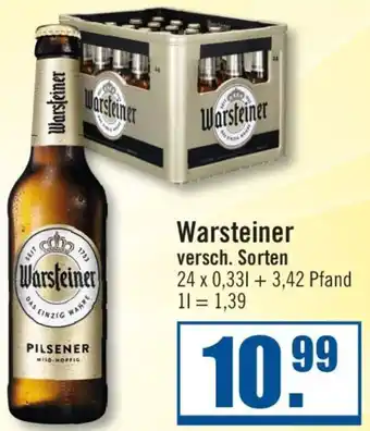 Zisch Warsteiner Angebot