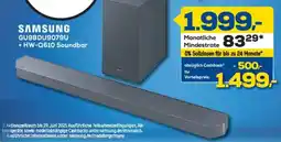 Euronics SAMSUNG GU98DU9079U + HW-Q610 Soundbar Angebot