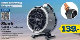 Euronics Shark FA050EU FlexBreeze HydroGo Ventilator Angebot
