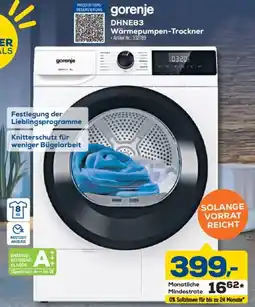 Euronics gorenje DHNE83 Wärmepumpen-Trockner Angebot