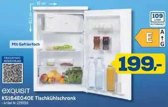 Euronics exquisit KS164E040E Tischkühlschrank Angebot