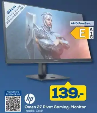 Euronics hp Omen 27 Pivot Gaming-Monitor Angebot
