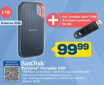 Euronics SanDisk Extreme Portable SSD Angebot