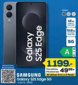 Euronics SAMSUNG Galaxy S25 Edge 5G Angebot