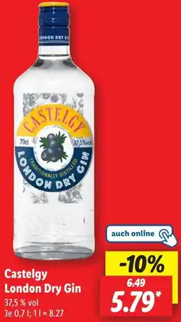 Lidl Castelgy London Dry Gin Angebot