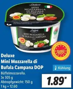 Lidl Deluxe Mini Mozzarella di Bufala Campana DOP Angebot