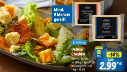 Lidl Deluxe Cheddar Angebot