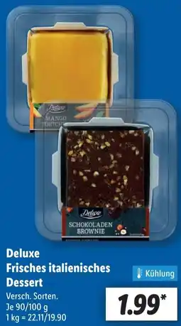 Lidl Deluxe Frisches italienisches Dessert Angebot