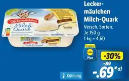 Lidl Leckermäulchen Milch-Quark Angebot