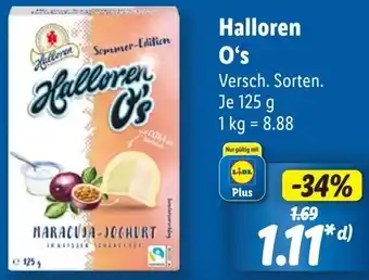 Lidl Halloren O's Angebot