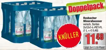 alldrink Rosbacher Mineralwasser Angebot