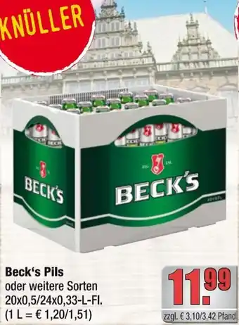 alldrink Beck's Pils Angebot