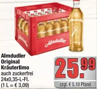 alldrink Almdudler Original Kräuterlimo Angebot