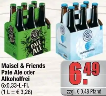 alldrink Maisel & Friends Pale Ale oder Alkoholfrei Angebot