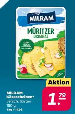 NETTO Milram Käsescheiben Angebot