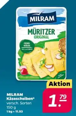NETTO Milram Käsescheiben Angebot