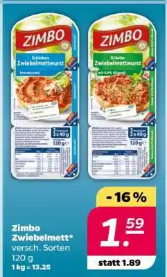 NETTO Zimbo Zwiebelmett Angebot