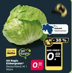 NETTO GO Regio Eisbergsalat Angebot