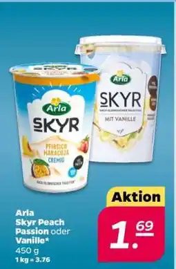 NETTO Arla Skyr Peach Passion oder Vanille Angebot