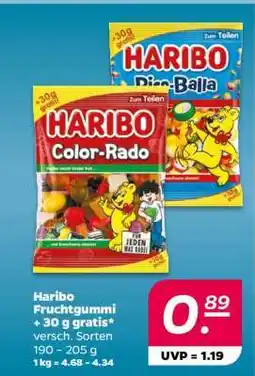 NETTO Haribo Fruchtgummi + 30 g gratis Angebot