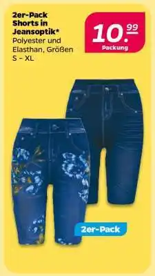 NETTO 2er-Pack Shorts in Jeansoptik Angebot