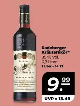 NETTO RADEBERGER Kräuterlikör Angebot