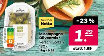 NETTO la campagna Olivenmix Angebot
