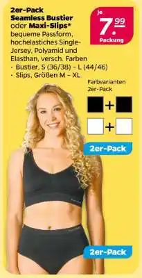 NETTO 2er-Pack Seamless Bustier oder Maxi-Slips Angebot