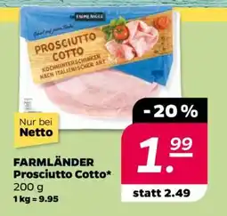 NETTO FARMLÄNDER Prosciutto Cotto Angebot