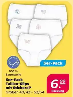 NETTO 5er-Pack Taillen-Slips mit Stickerei Angebot