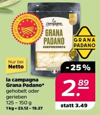 NETTO la campagna Grana Padano Angebot