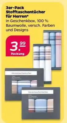NETTO 3er-Pack Stofftaschentücher für Herren Angebot