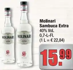 alldrink Molinari Sambuca Extra Angebot
