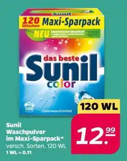 NETTO Sunil Waschpulver im Maxi-Sparpack Angebot