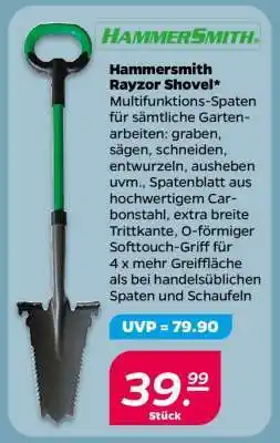 NETTO Hammersmith Rayzor Shovel Angebot