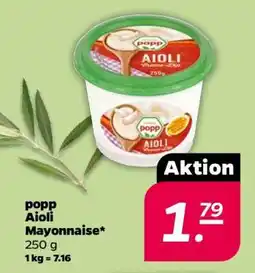 NETTO popp Aioli Mayonnaise Angebot