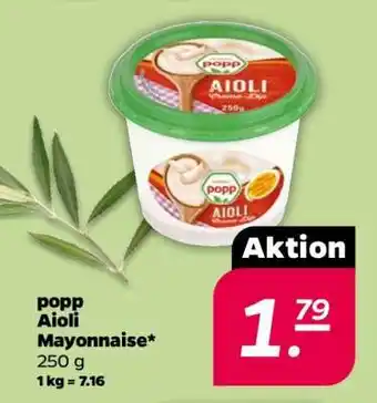 NETTO popp Aioli Mayonnaise Angebot