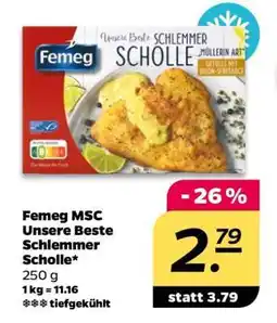 NETTO Femeg MSC Unsere Beste Schlemmer- Scholle Angebot