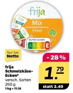 NETTO frija Schmelzkäse-Ecken Angebot